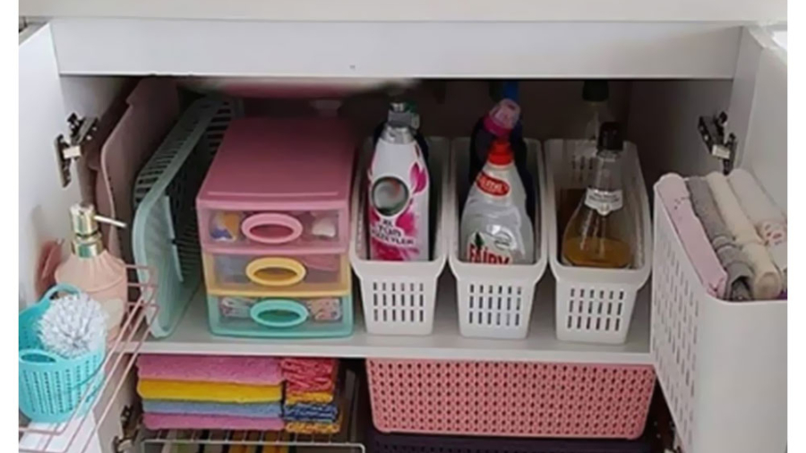 نظم دهی کابینت زیر سینک